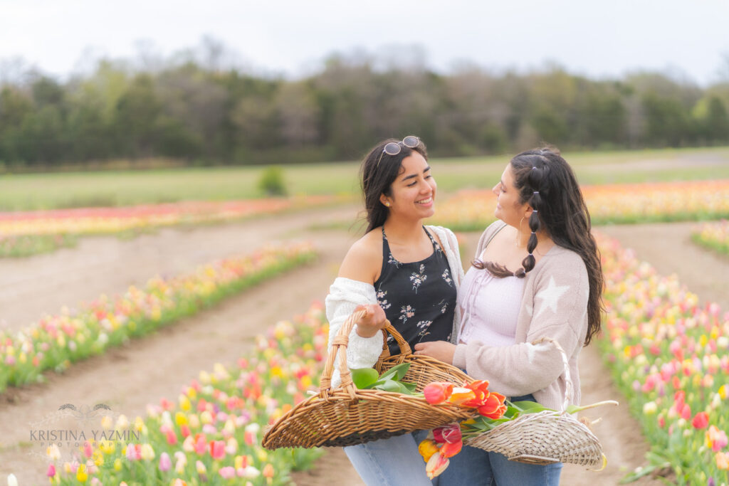 Portraits taken at Burnside Farms during tulip season in Nokesville, Virginia.