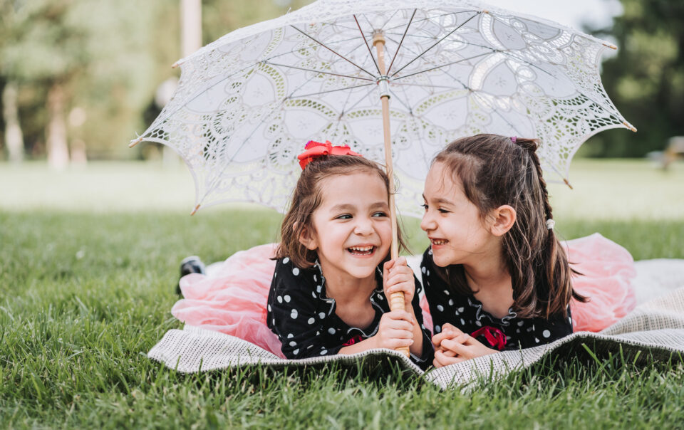 Family portrait photography session at Claude Moore in Sterling, Virginia.