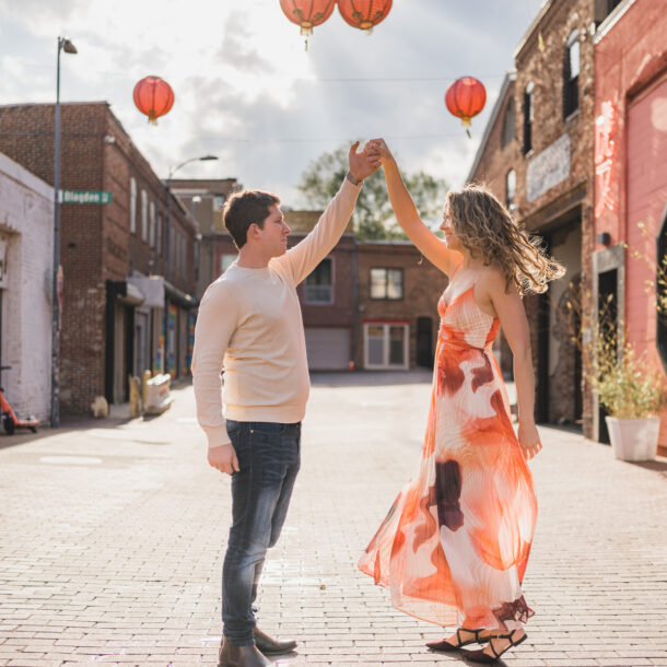 Couples engagement session in Washington, DC