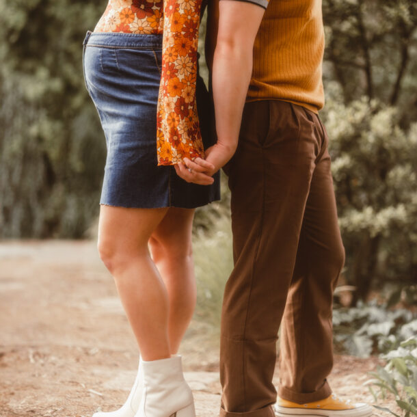 Maternity photography session at Green Spring Gardens.