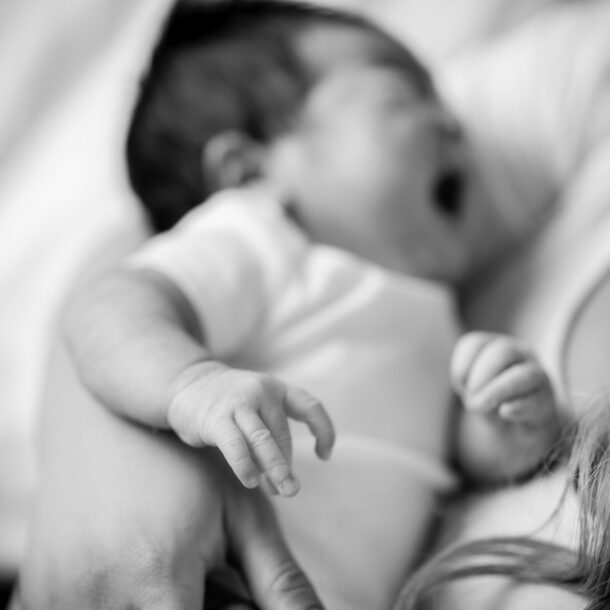 Lifestyle newborn studio photoshoot.