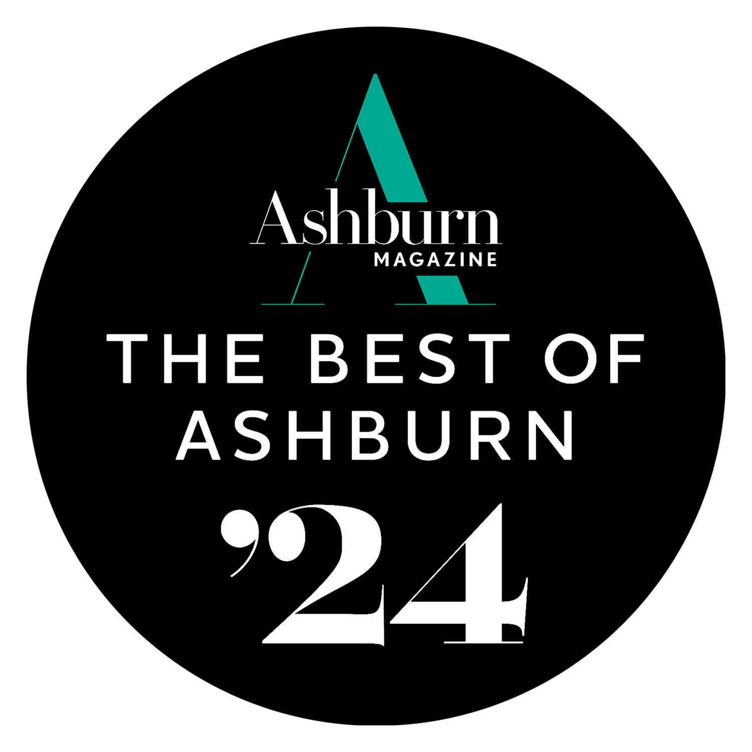 Best of Ashburn 2024 logo with white outline